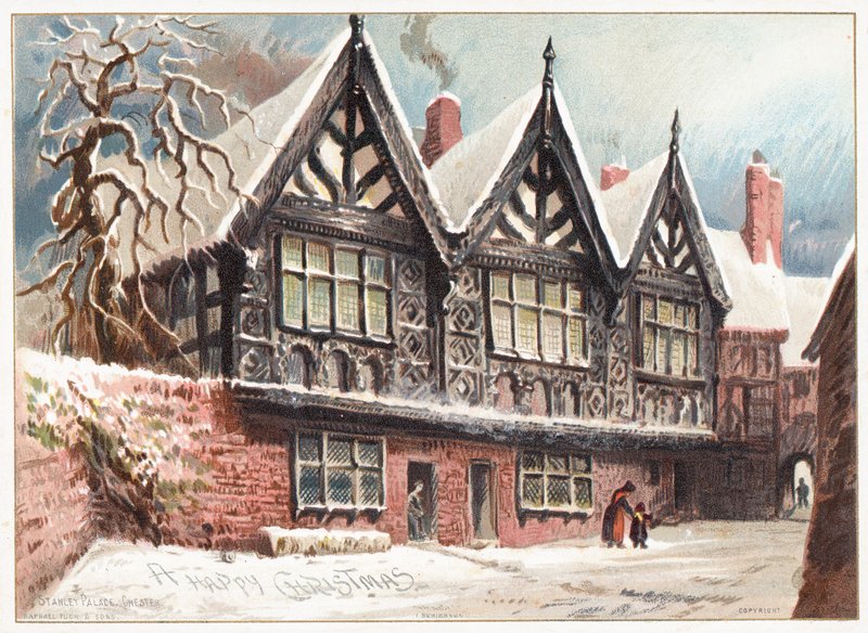Stanley Palace, Chester, joulukortti tekijältä English School