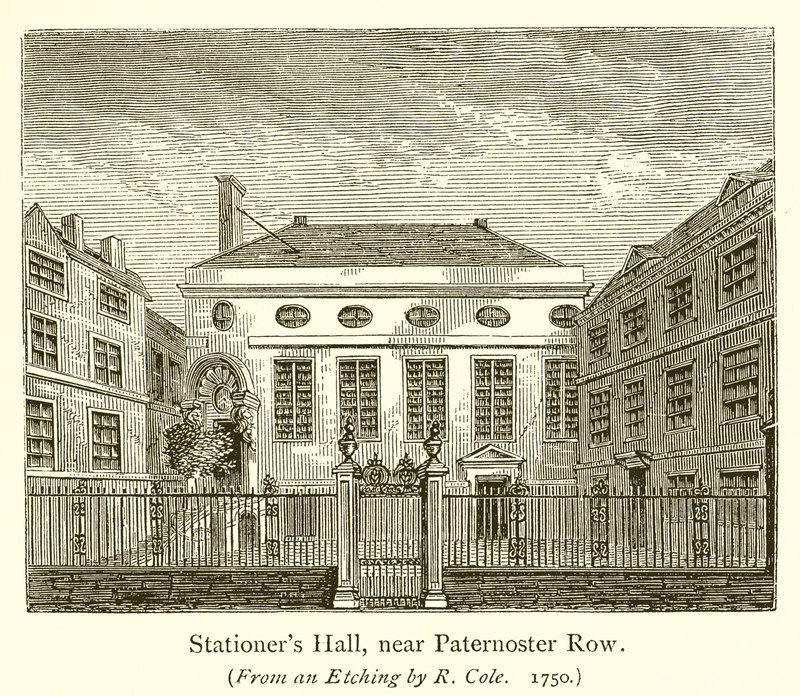 Stationers Hall, lähellä Paternoster Row