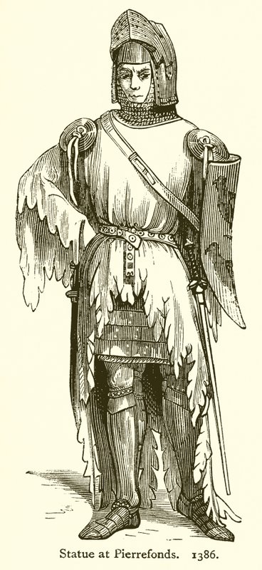 Patsas Pierrefondsissa. 1386 tekijältä English School