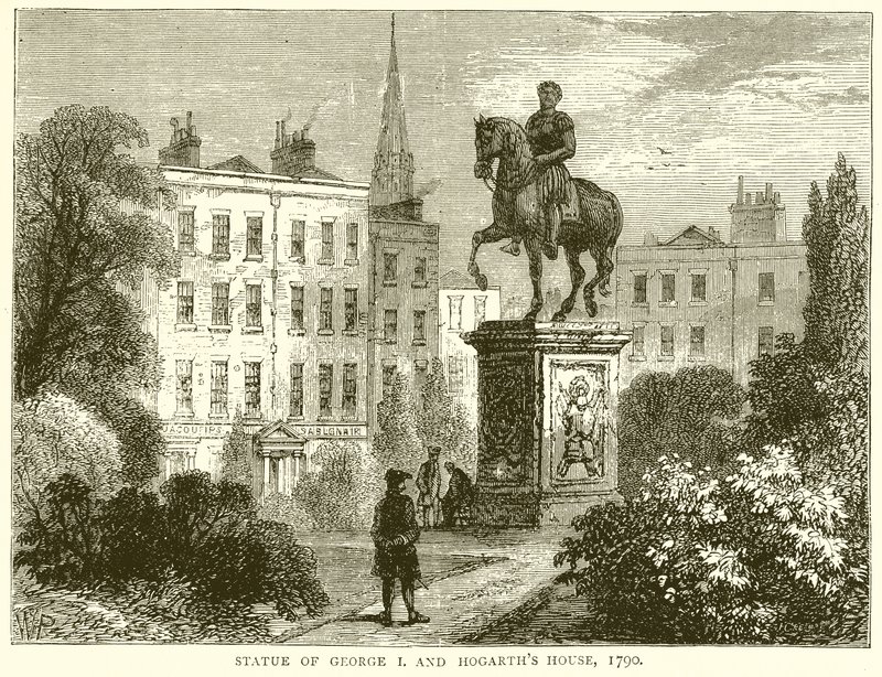 George I:n patsas ja Hogarths House tekijältä English School