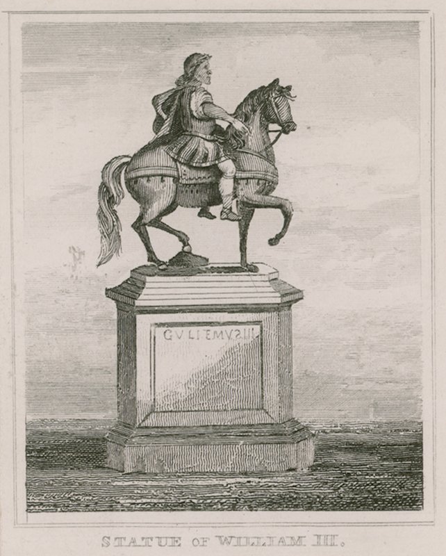 Kuningas Vilhelm Kolmannen patsas St James