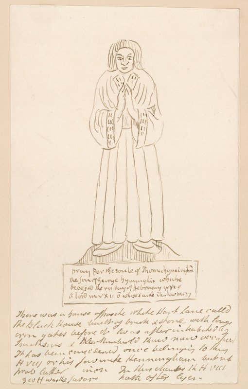 Patsas, Thomas Lymingtonin hauta (muste paperille) tekijältä English School