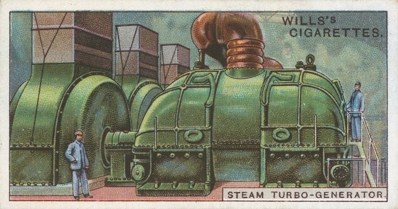 Steam turbogeneraattori tekijältä English School