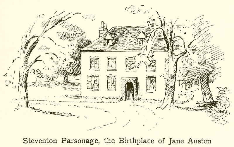 Steventon Parsonage, Jane Austenin syntymäpaikka tekijältä English School