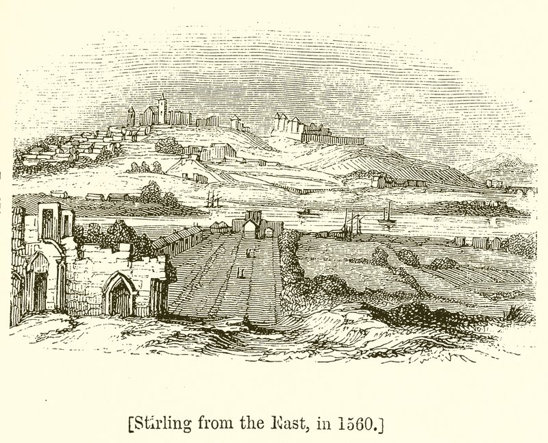 Stirling idästä, vuonna 1560 tekijältä English School