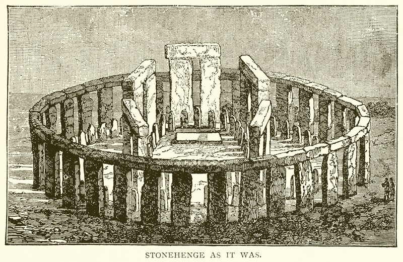 Stonehenge sellaisena kuin se oli tekijältä English School