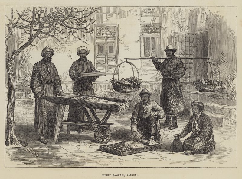 Street Hawkers, Yarkund (kaiverrus) tekijältä English School