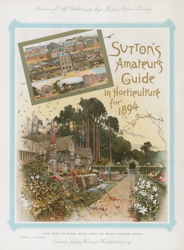 Suttonsin amatööriopas puutarhataloudessa vuodelle 1894 tekijältä English School