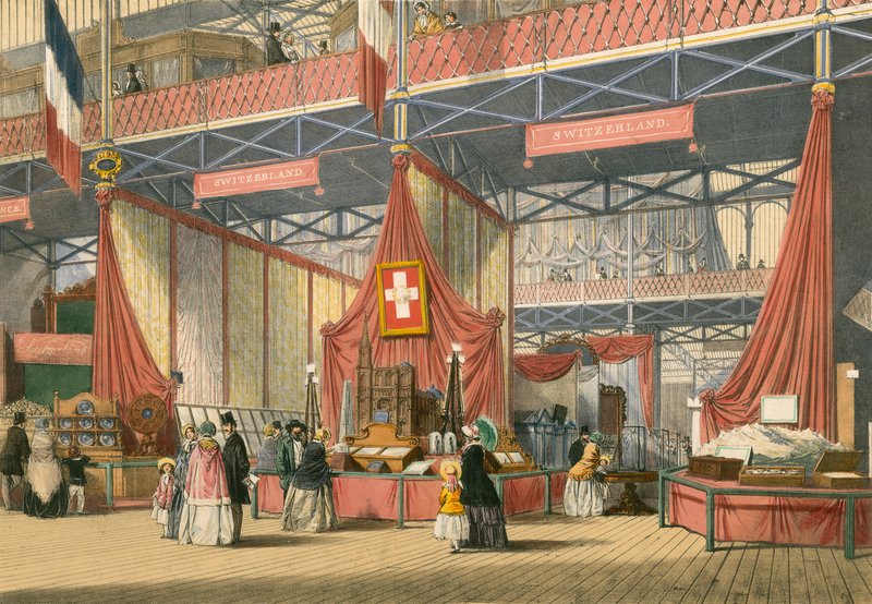 Sveitsin osa vuoden 1851 suuresta näyttelystä tekijältä English School