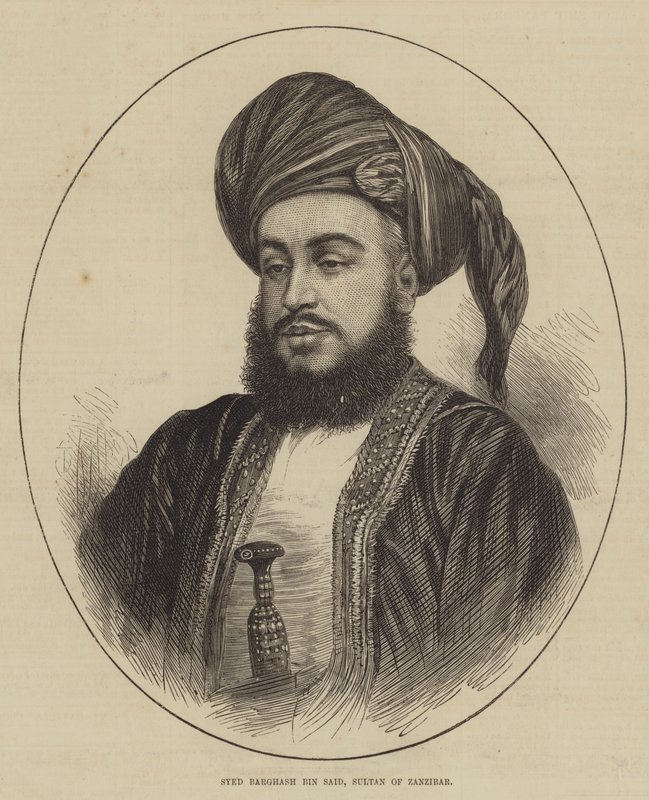 Syed Barghash Bin Said, Sansibarin sulttaani (kaiverrus) tekijältä English School