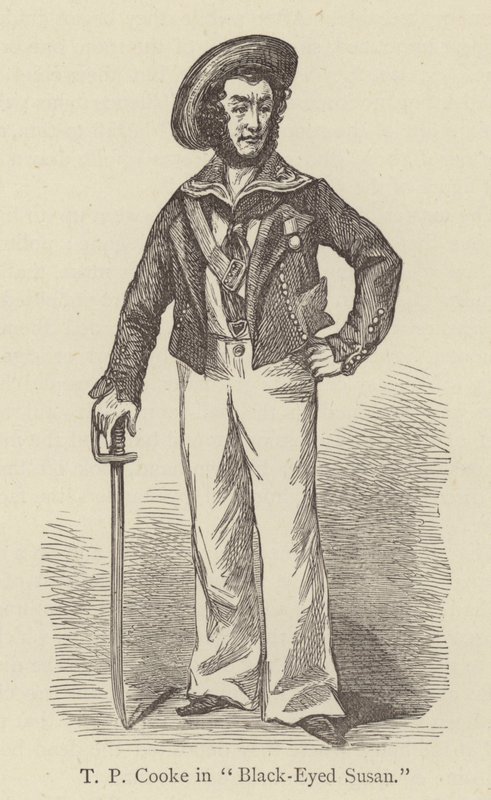 T P Cooke in "Black-Eyed Susan" (kaiverrus) tekijältä English School