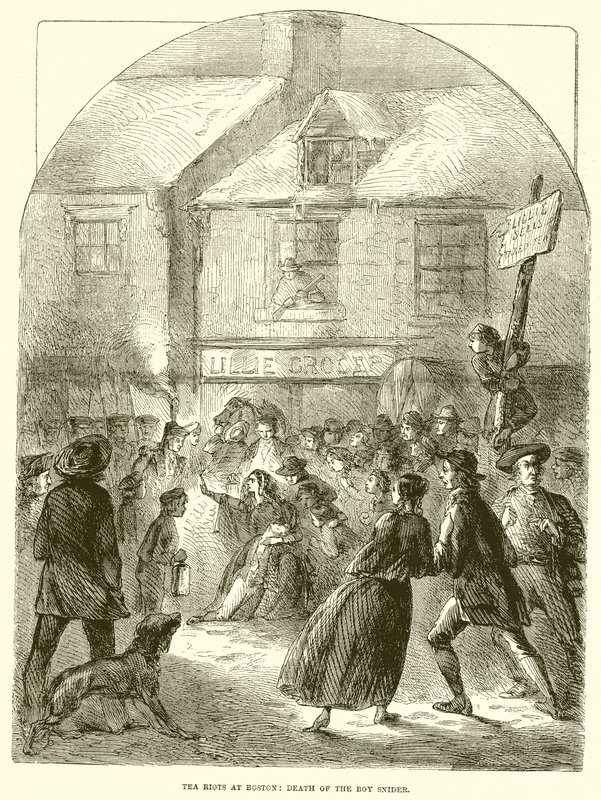Tea Riots Boston: Death of the Boy Snider tekijältä English School