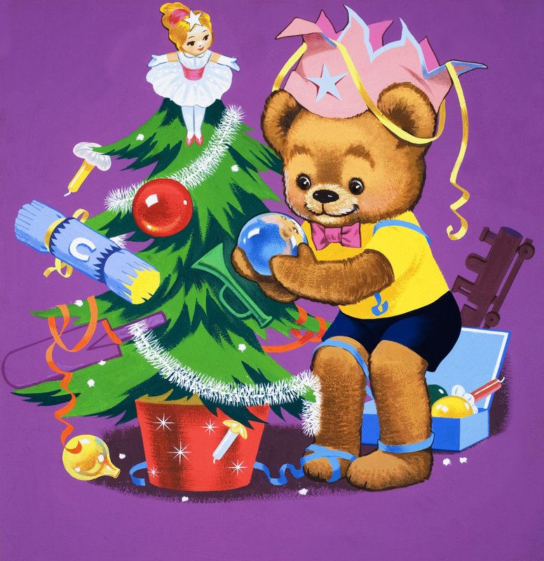 Nalle (piilotettujen esineiden kanssa) tekijältä English School