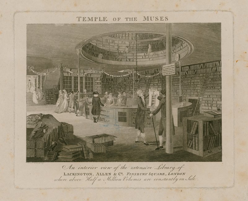 Musien temppeli, Lackington Allen & Co, Finsbury Square tekijältä English School