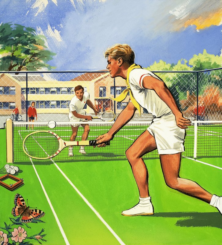 Tennispelaajat tekijältä English School