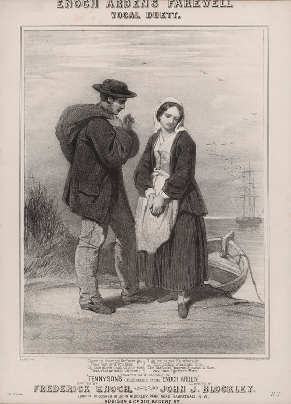 Tennysonin Enoch Arden (litho) tekijältä English School