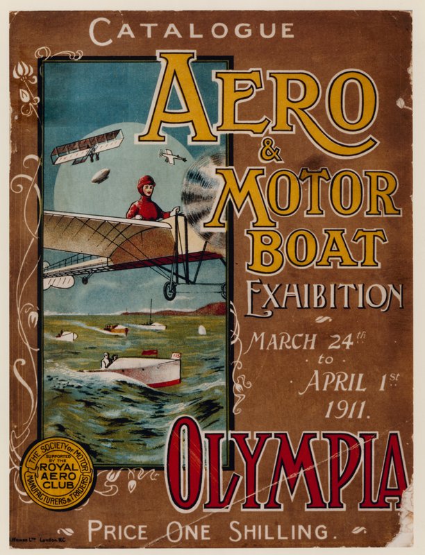 Aero & Motor Boat -näyttely Olympiassa, 1911 tekijältä English School