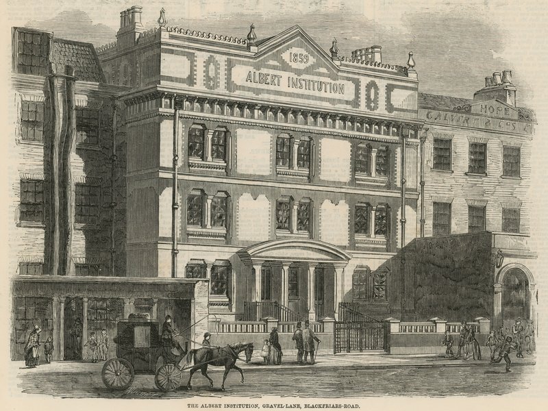 Albert Institution, Gravel Lane, Blackfriars Road, Lontoo tekijältä English School