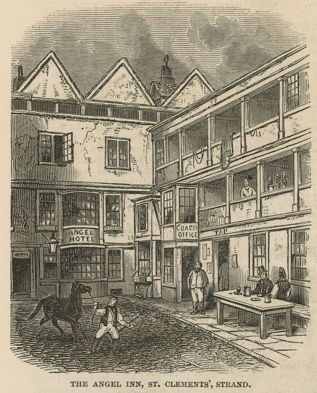 Angel Inn, St Clements, Strand, Lontoo tekijältä English School