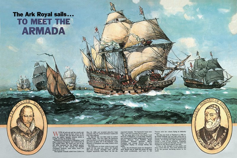 Ark Royal purjehtii tapaamaan Armadan tekijältä English School