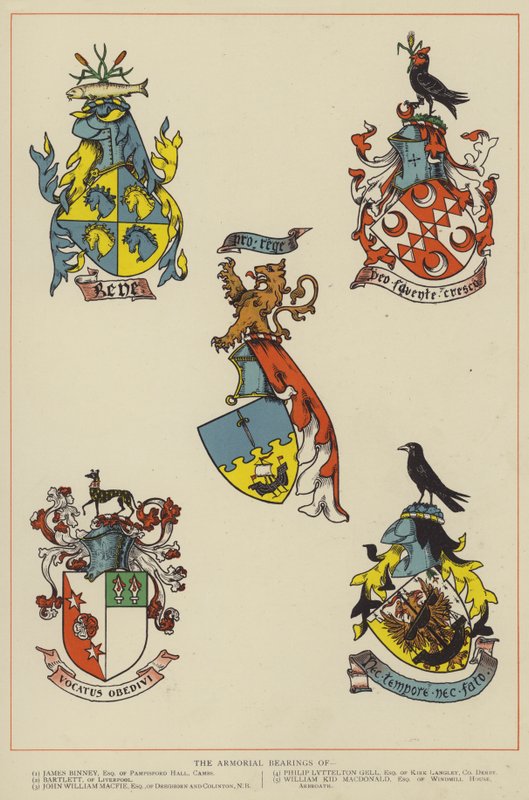 Armorial Bearings (väri litho) tekijältä English School