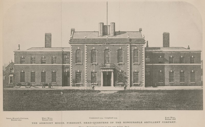 Armory House, Finsbury, Honorable Artillery Companyn päämaja tekijältä English School