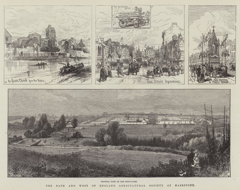 Bath and West of England Agricultural Society Maidstonessa (kaiverrus) tekijältä English School