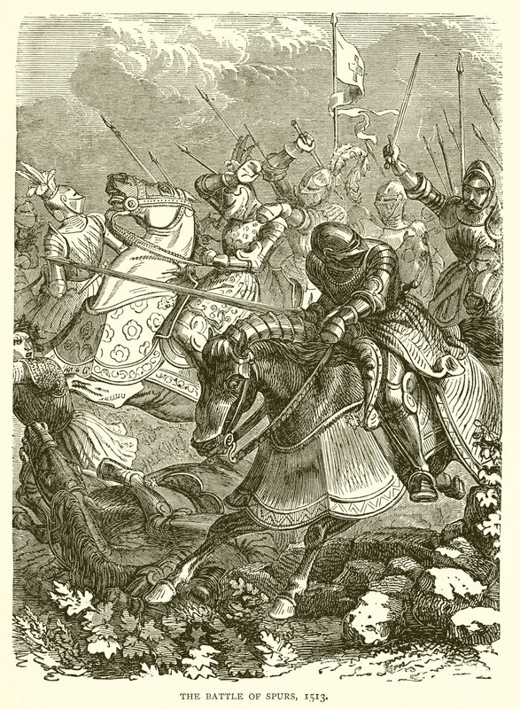 Spursin taistelu, 1513 tekijältä English School