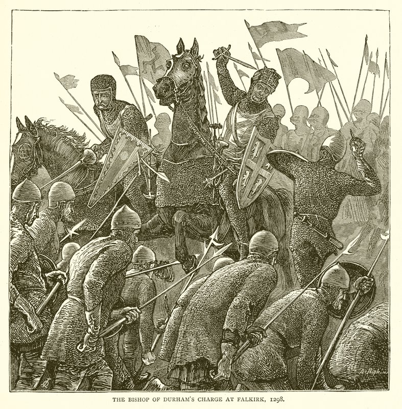 Durhamsin piispa Falkirkissa, 1298 tekijältä English School