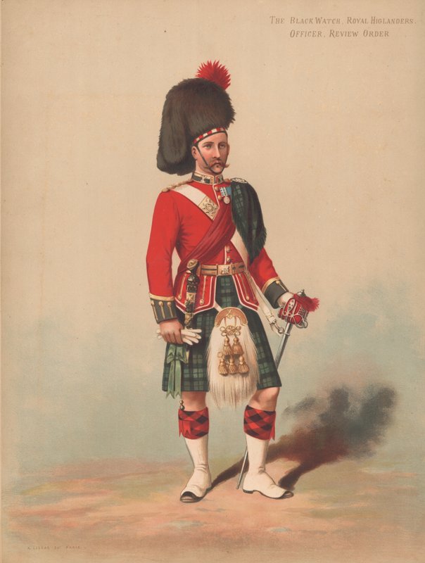 The Black Watch, Royal Highlanders, Upseeri, Review Order tekijältä English School