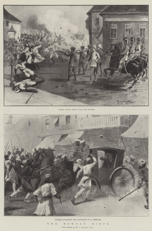 Bombay Riots (litho) tekijältä English School