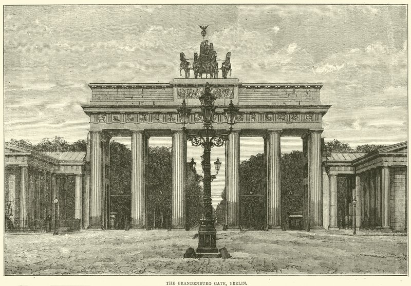Brandenburgin portti, Berliini, 1870 tekijältä English School