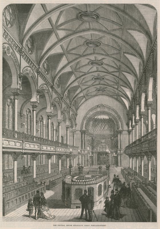 Keskijuutalainen synagoga, Great Portland Street, Lontoo tekijältä English School