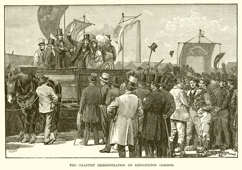 Chartist-esittely Kennington Commonilla tekijältä English School
