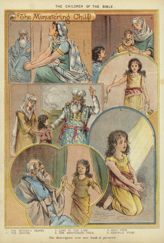 Raamatun lapset: Palveleva lapsi (chromolitho) tekijältä English School