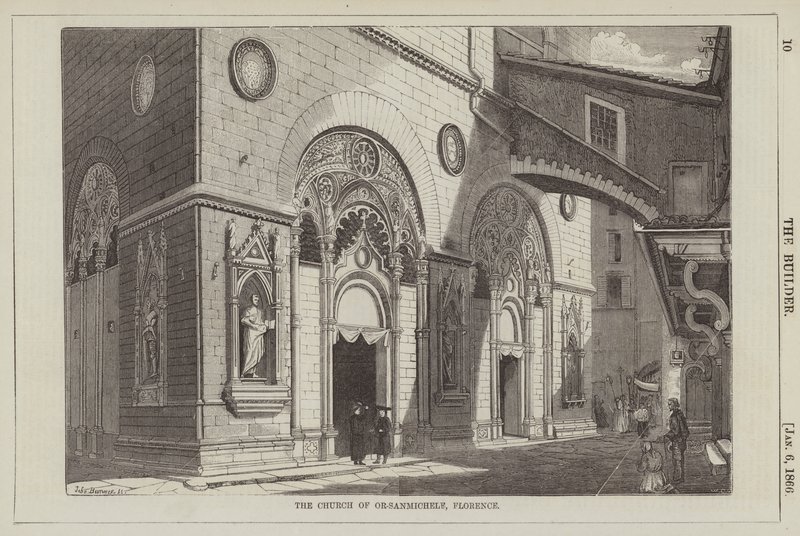 Or-sanmichelen kirkko, Firenze (kaiverrus) tekijältä English School