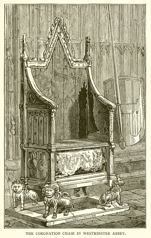 Coronation Chair Westminster Abbeyssa tekijältä English School