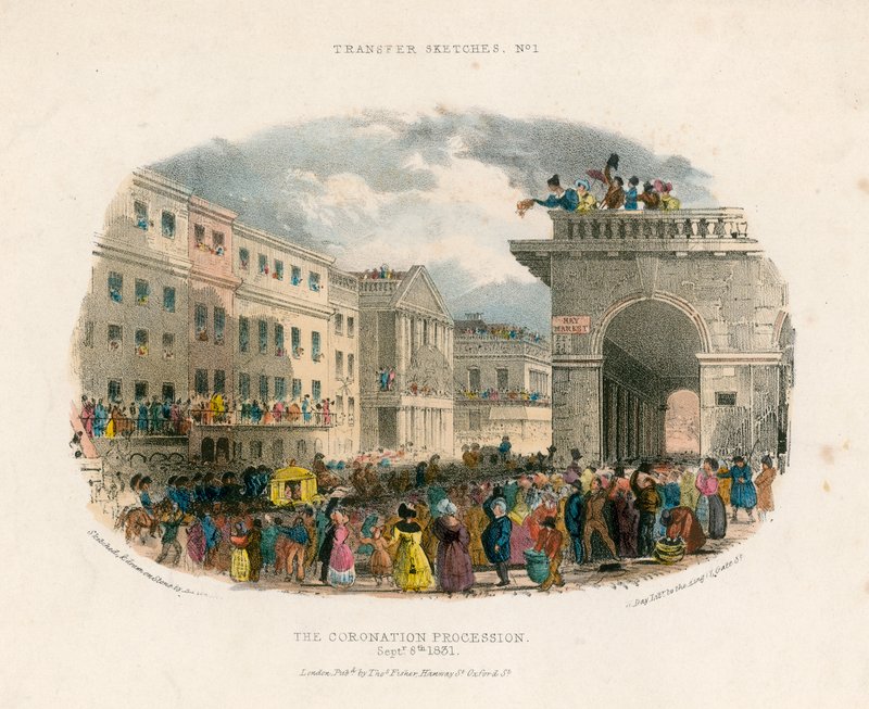 Kruunauskulkue, 8. syyskuuta 1831 tekijältä English School