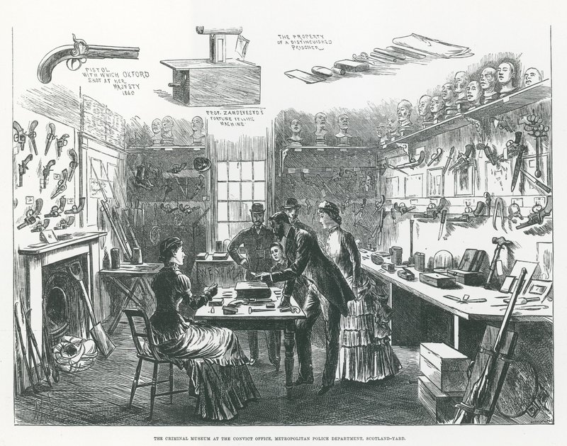 Criminal Museum at the Convict Office, Metropolitan Police Department, Scotland Yard tekijältä English School