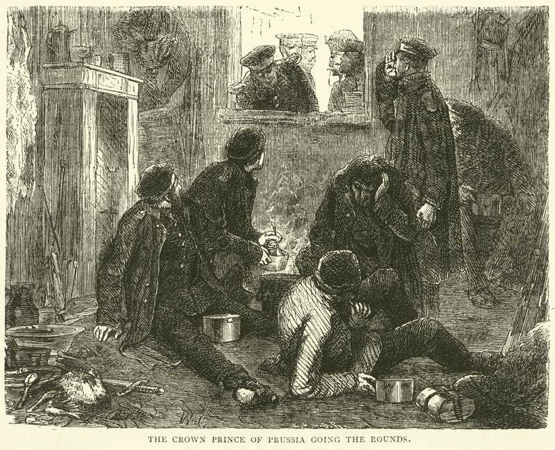 Preussin kruununprinssi kiertelee marraskuussa 1870 tekijältä English School