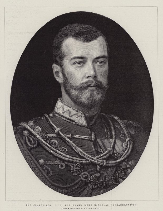 Tsarevitš, HIH suuriruhtinas Nikolai Aleksandrovitš (kaiverrus) tekijältä English School