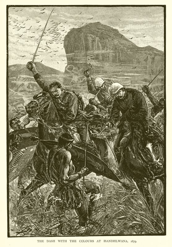 The Dash with the Colors Isandhlwanassa, 1879 tekijältä English School