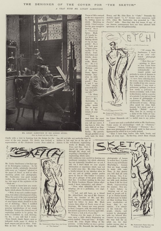 "The Sketchin" kannen suunnittelija (litho) tekijältä English School