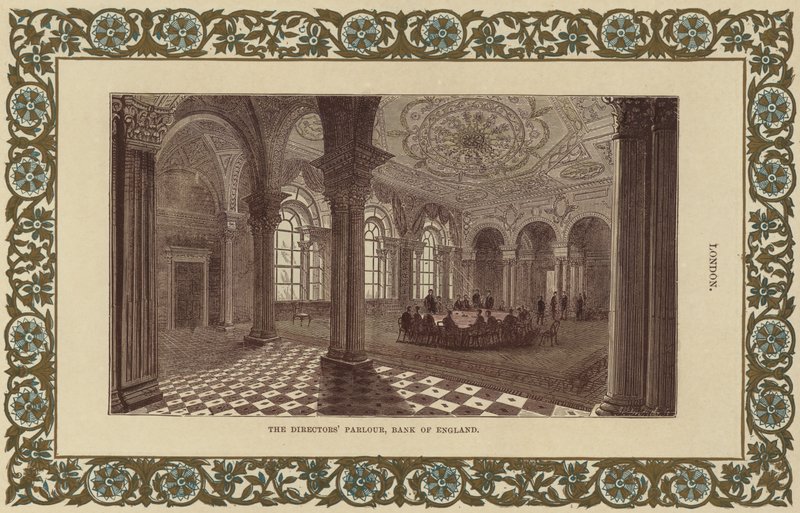 The Directors Parlor in Bank of England (värikaiverrus) tekijältä English School