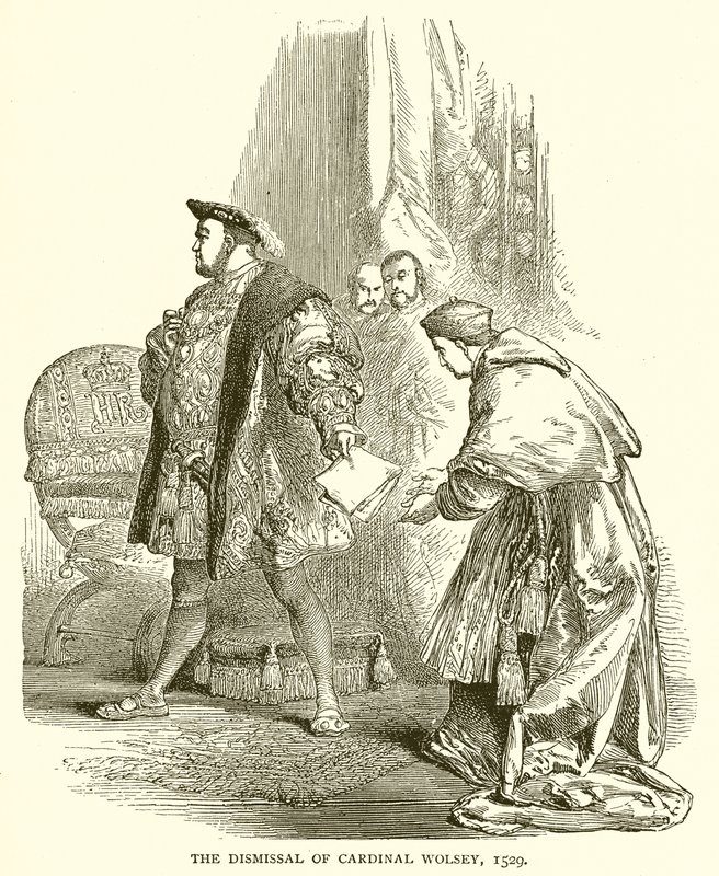 Kardinaali Wolseyn erottaminen, 1529 tekijältä English School