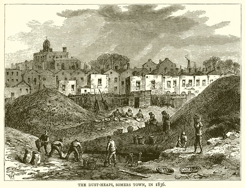 The Dust-Heaps, Somers Town, vuonna 1836 tekijältä English School