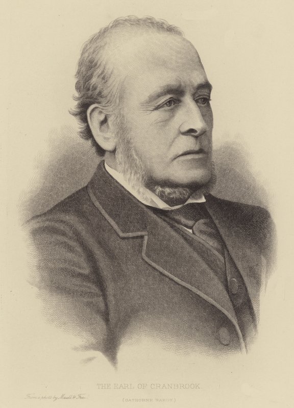 Cranbrookin jaarli, Gathorne Hardy, - tekijältä English School
