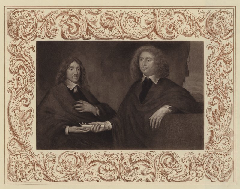 Earl of Lauderdale (oikealla) ja Earl of Lanark (sen jälkeen toinen Hamiltonin herttua) (litho) tekijältä English School
