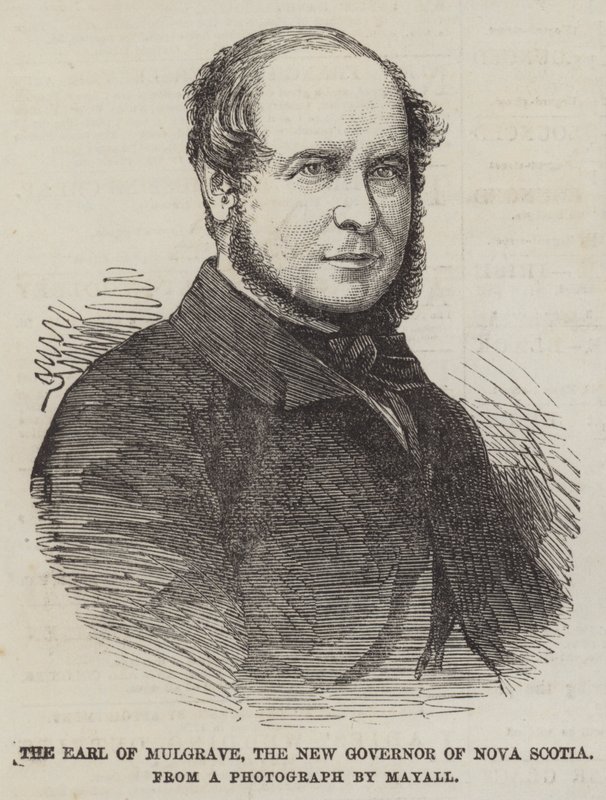 Earl of Mulgrave, Nova Scotian uusi kuvernööri (kaiverrus) tekijältä English School