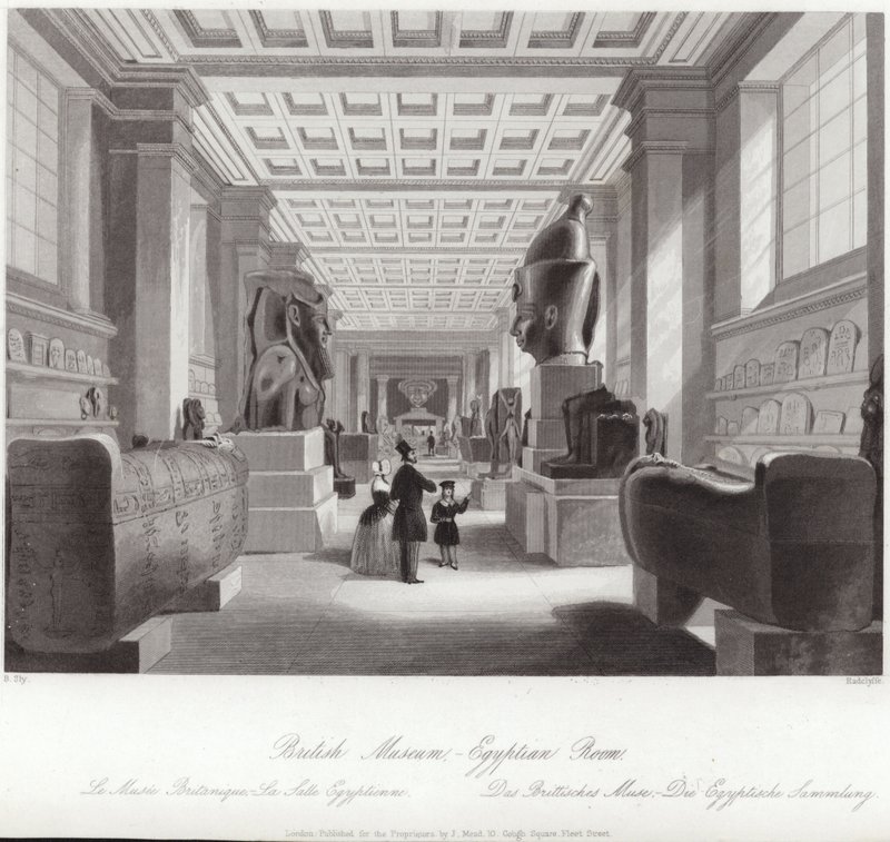British Museumin egyptiläinen huone tekijältä English School